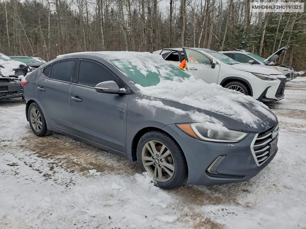KMHD84LF2HU191325 2017 Hyundai Elantra Se