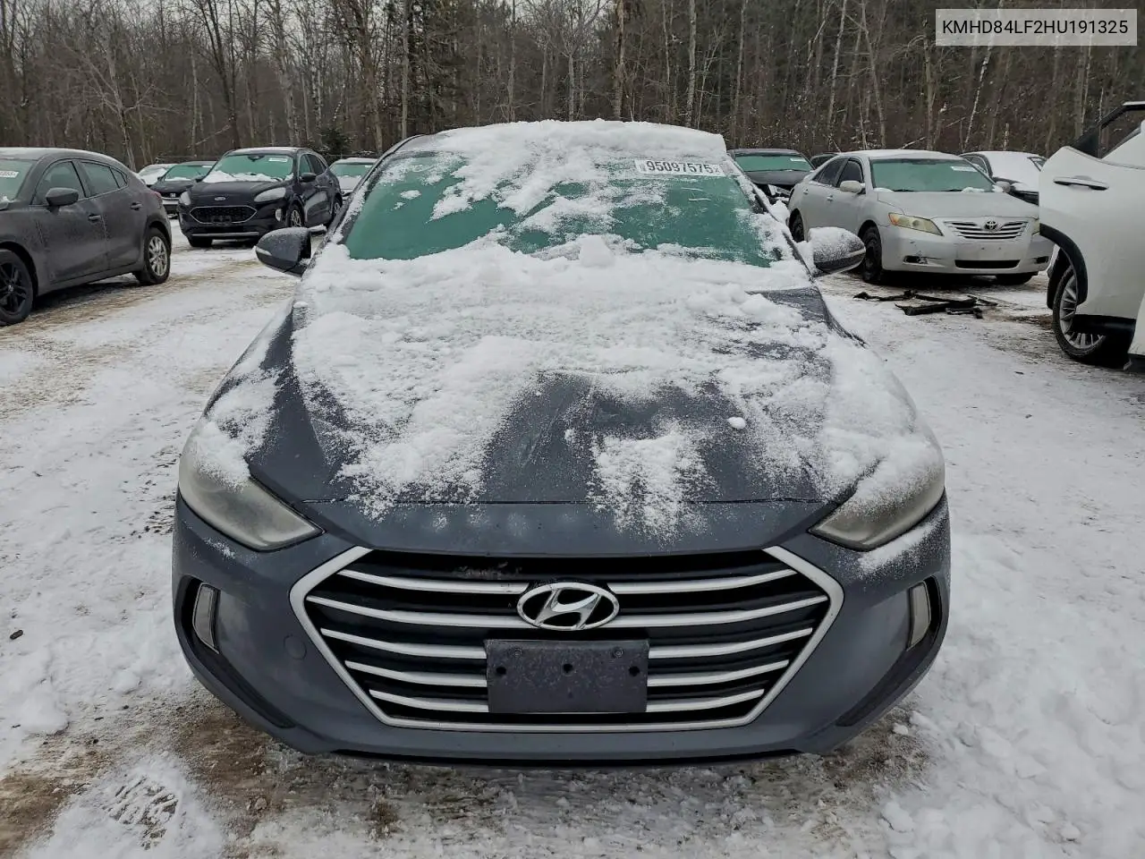 KMHD84LF2HU191325 2017 Hyundai Elantra Se