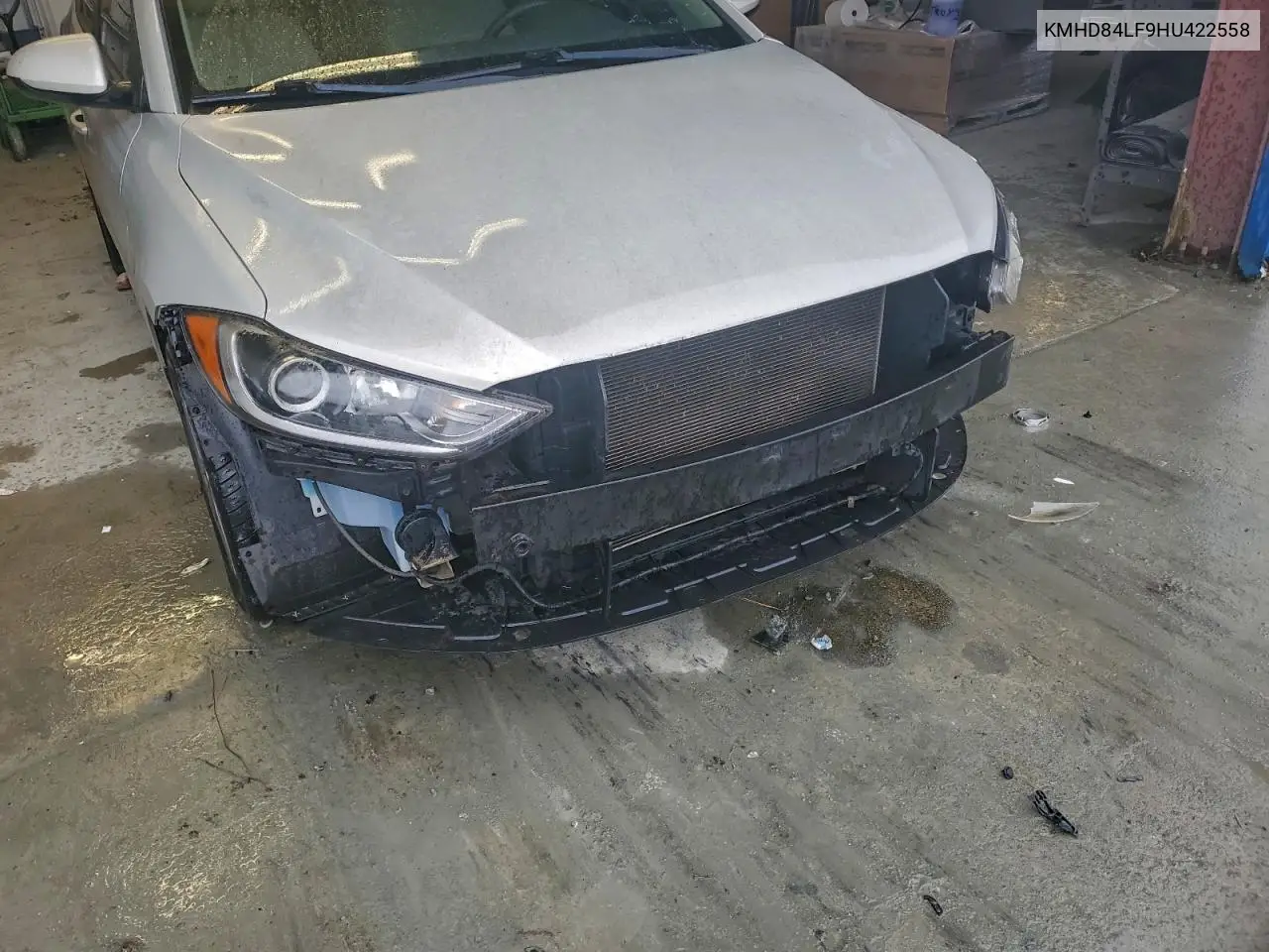 KMHD84LF9HU422558 2017 Hyundai Elantra Se