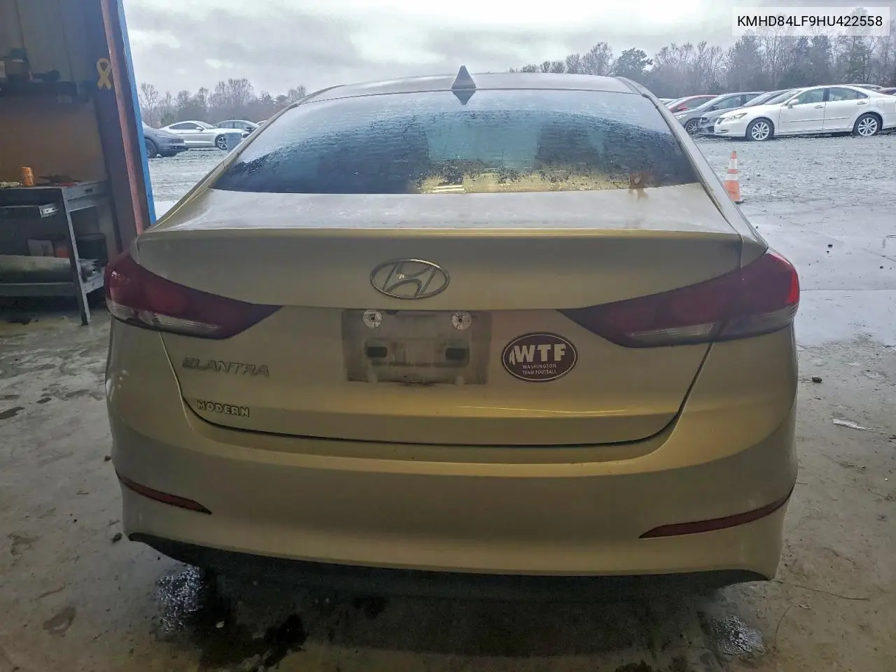 KMHD84LF9HU422558 2017 Hyundai Elantra Se
