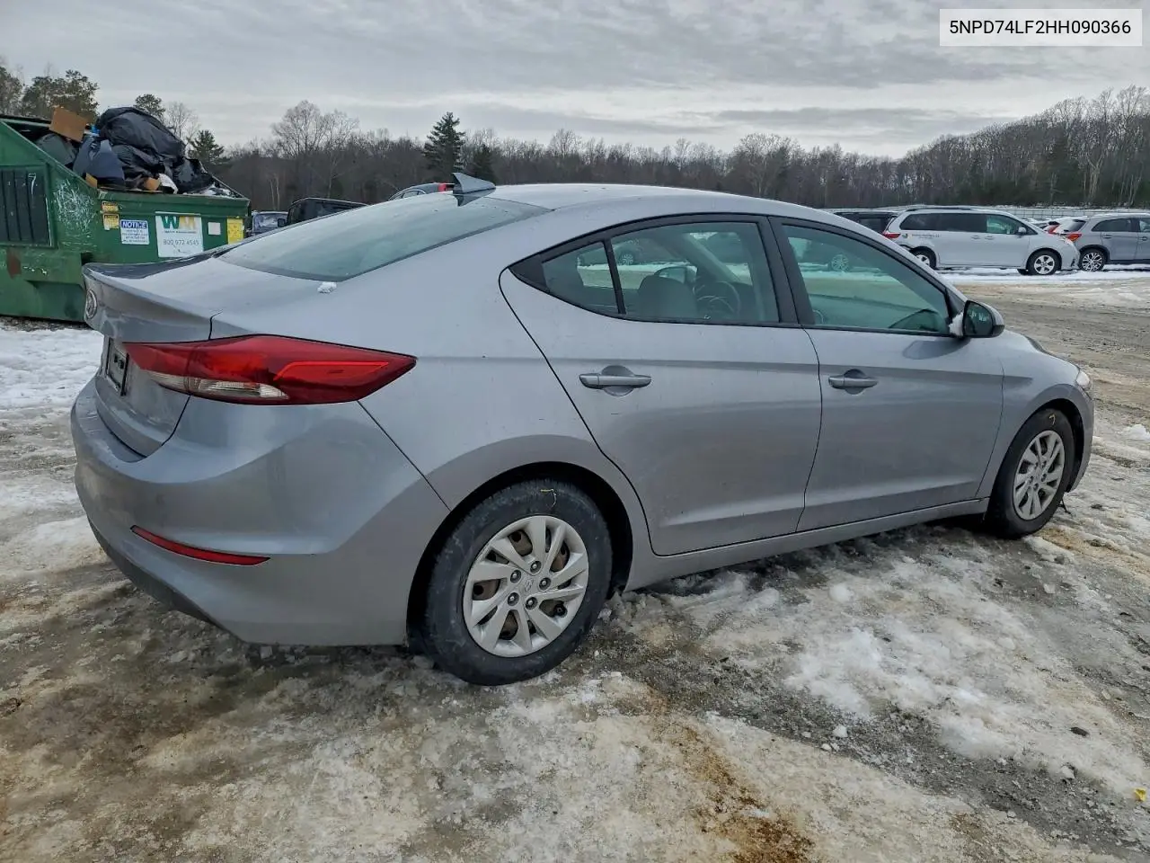 5NPD74LF2HH090366 2017 Hyundai Elantra Se