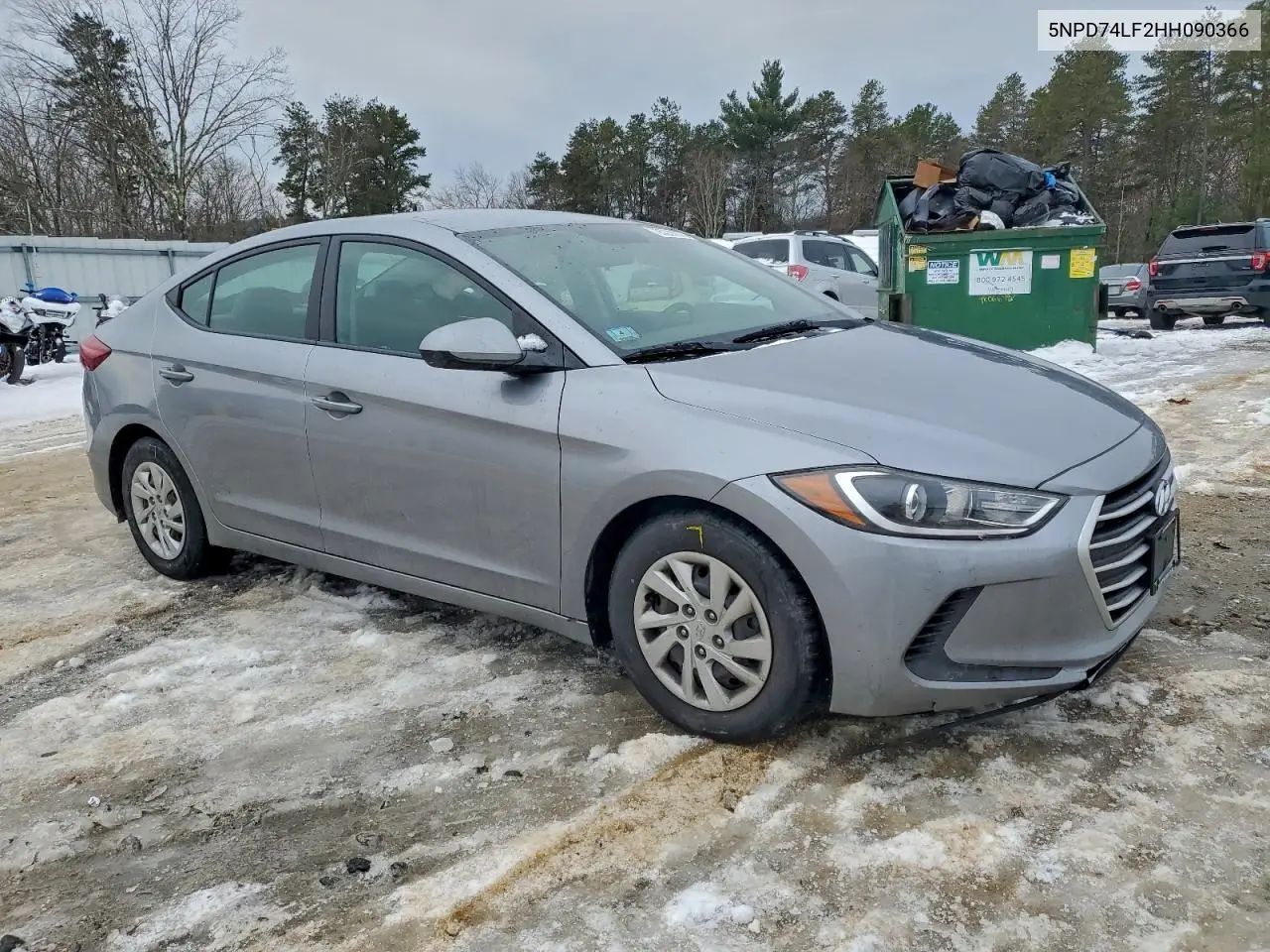 5NPD74LF2HH090366 2017 Hyundai Elantra Se