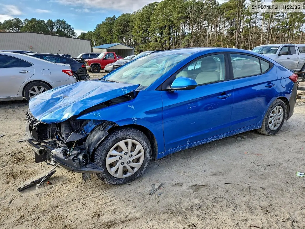 5NPD74LF6HH152335 2017 Hyundai Elantra Se