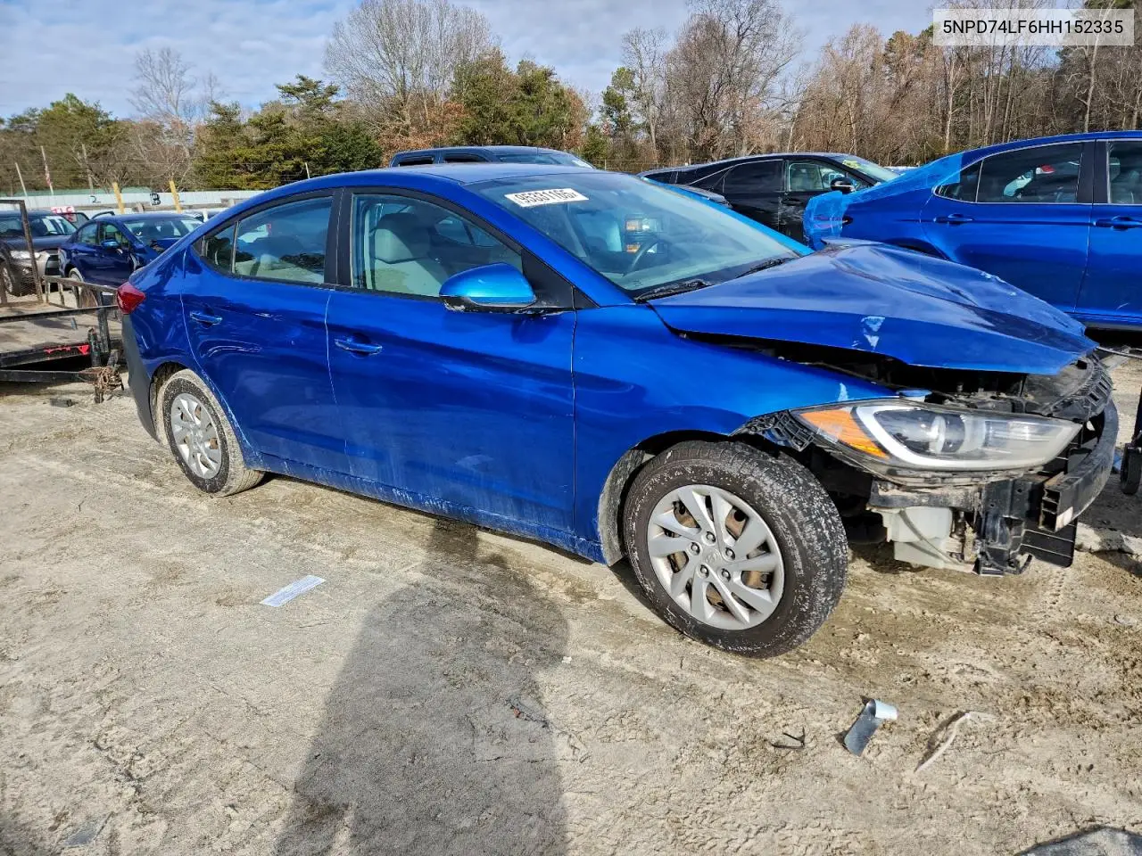 5NPD74LF6HH152335 2017 Hyundai Elantra Se