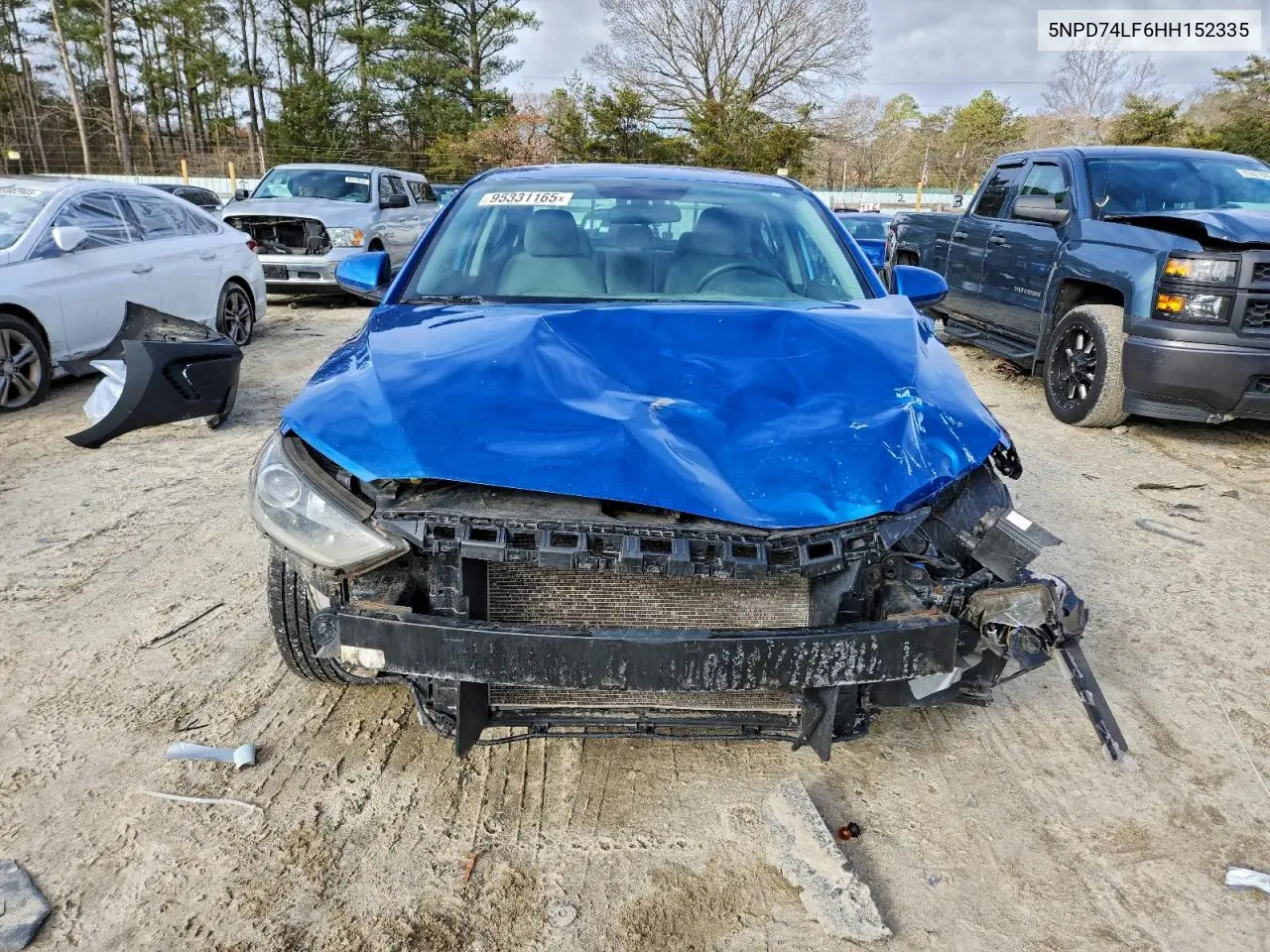 5NPD74LF6HH152335 2017 Hyundai Elantra Se