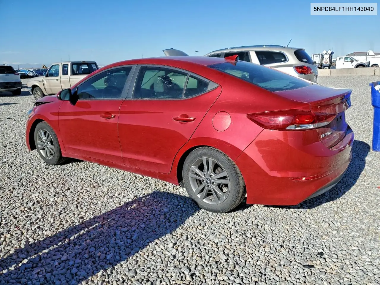 5NPD84LF1HH143040 2017 Hyundai Elantra Se