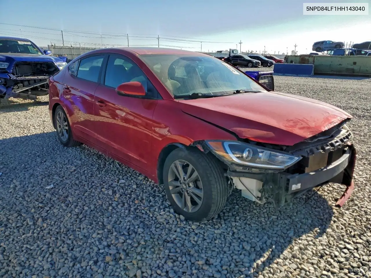 5NPD84LF1HH143040 2017 Hyundai Elantra Se