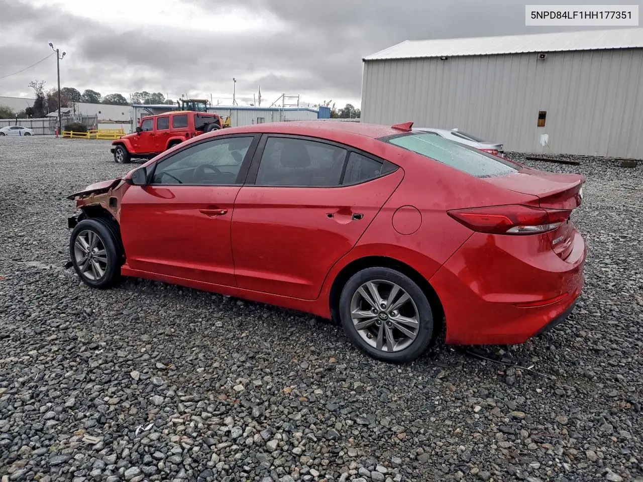 5NPD84LF1HH177351 2017 Hyundai Elantra Se
