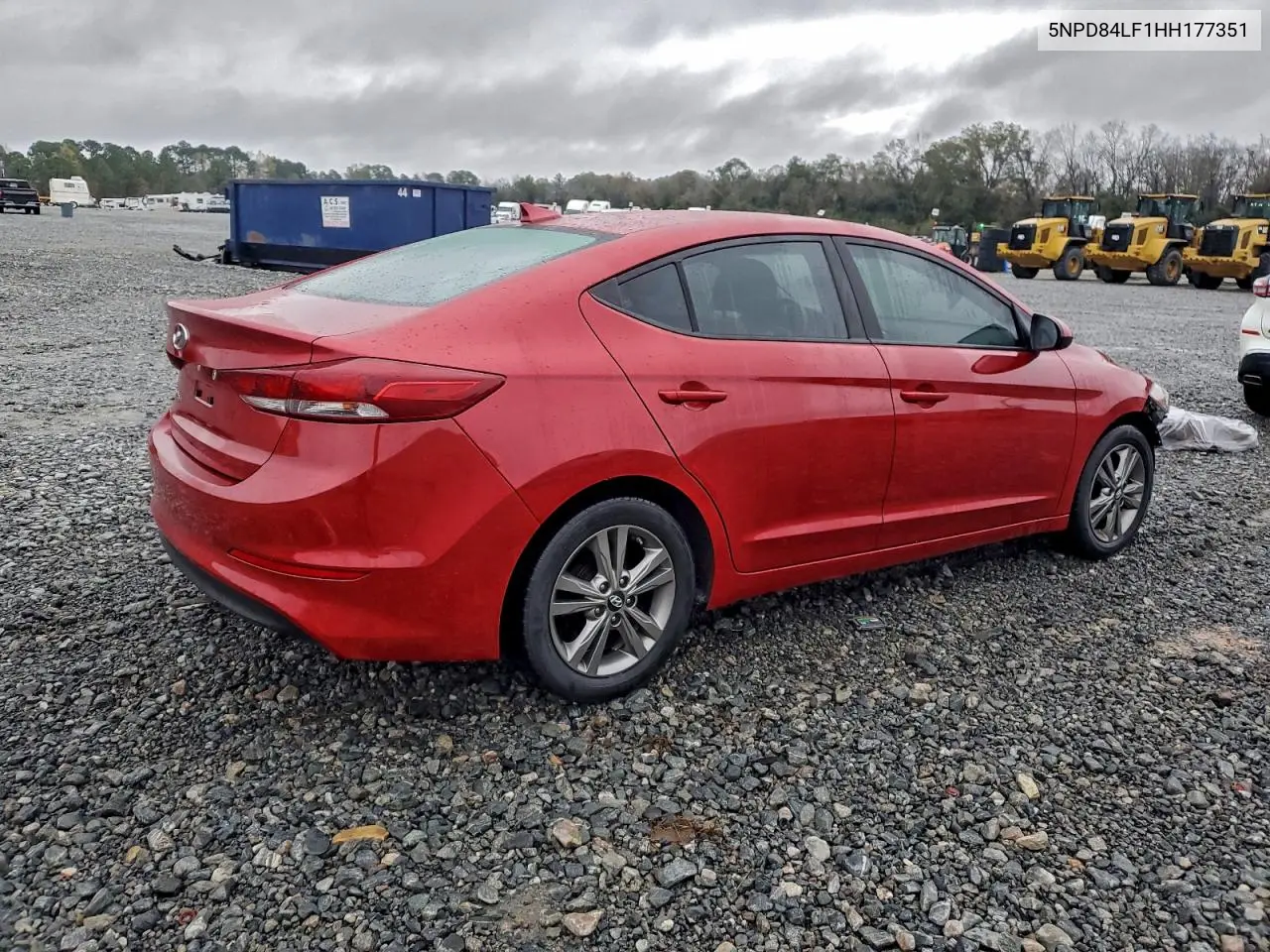 5NPD84LF1HH177351 2017 Hyundai Elantra Se