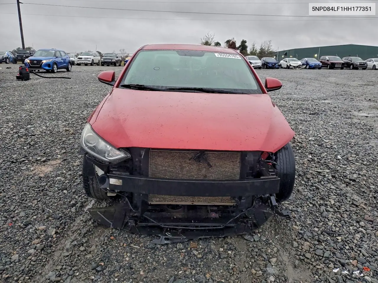5NPD84LF1HH177351 2017 Hyundai Elantra Se