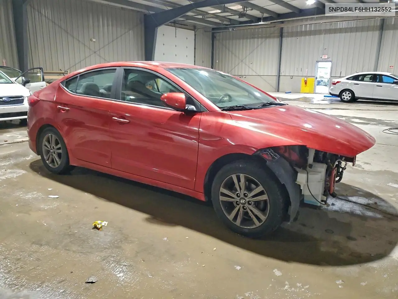 5NPD84LF6HH132552 2017 Hyundai Elantra Se