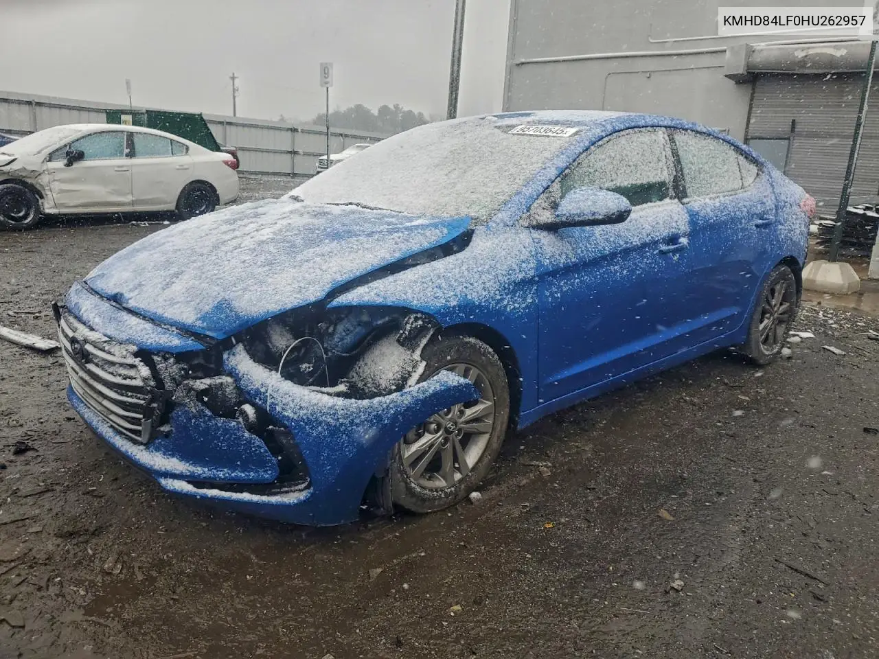 KMHD84LF0HU262957 2017 Hyundai Elantra Se