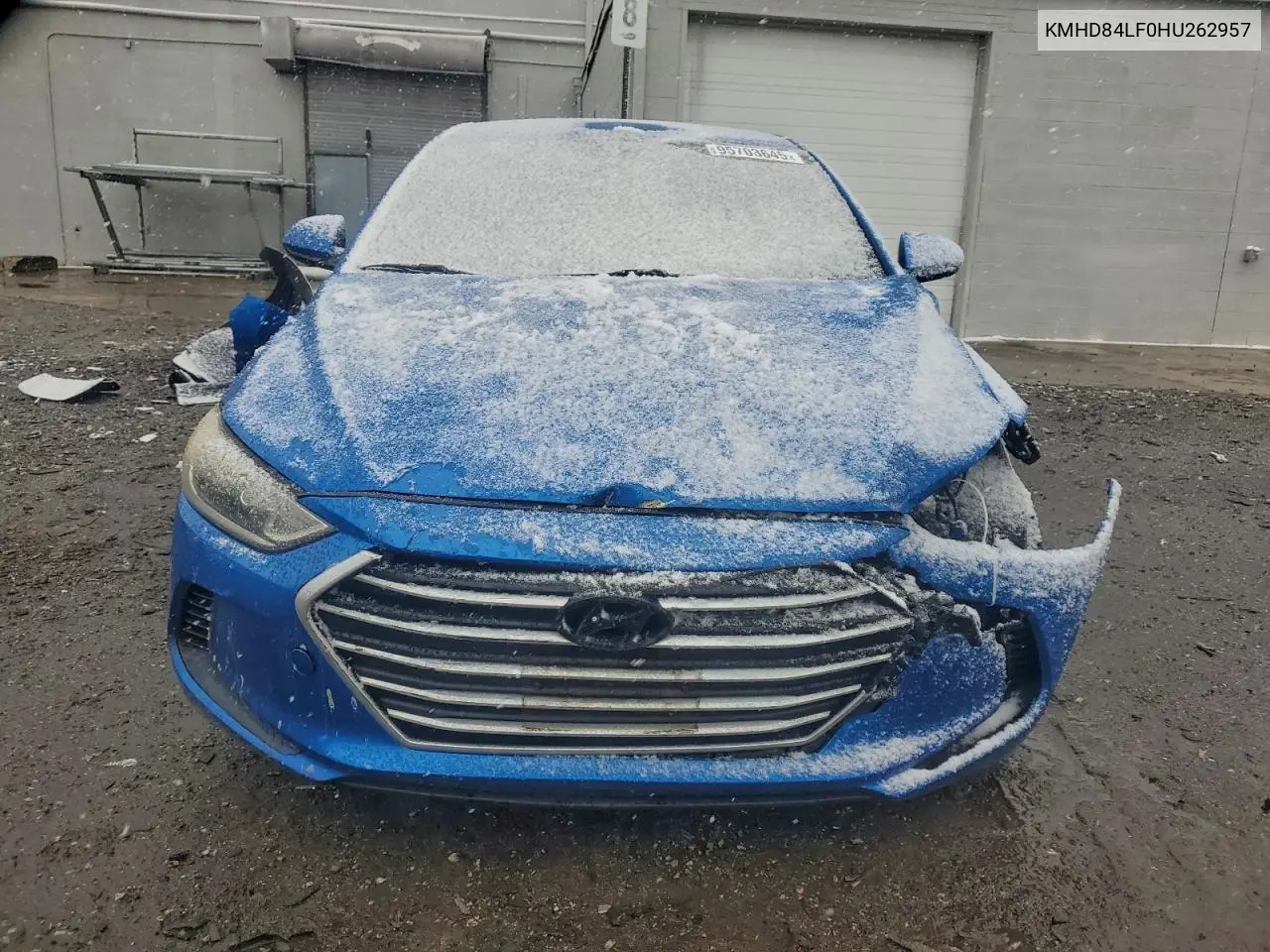 KMHD84LF0HU262957 2017 Hyundai Elantra Se