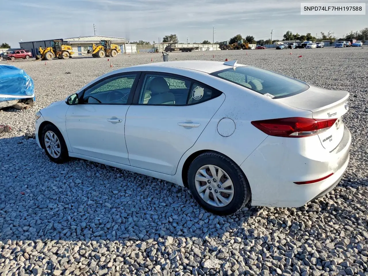 5NPD74LF7HH197588 2017 Hyundai Elantra Se