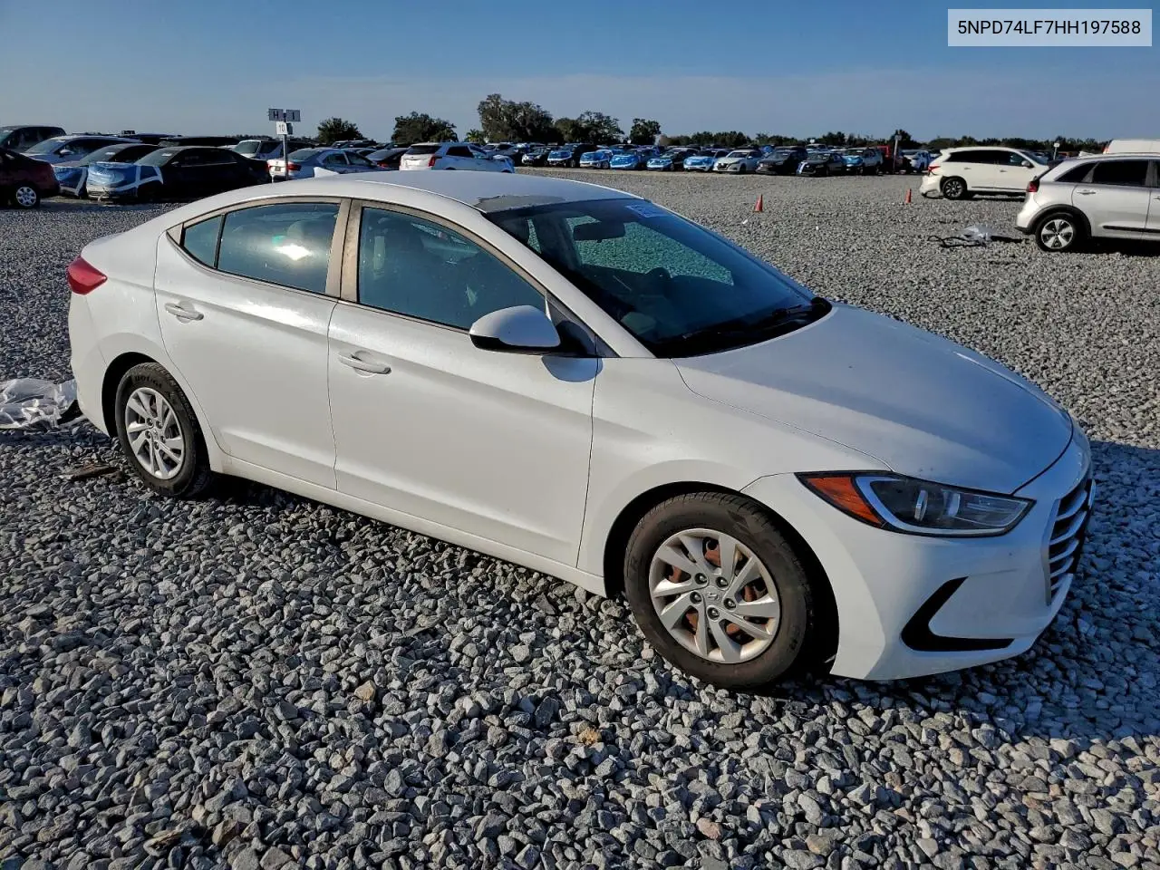 5NPD74LF7HH197588 2017 Hyundai Elantra Se