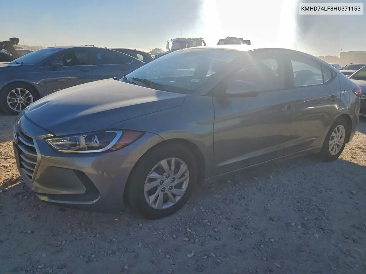 KMHD74LF8HU371153 2017 Hyundai Elantra Se