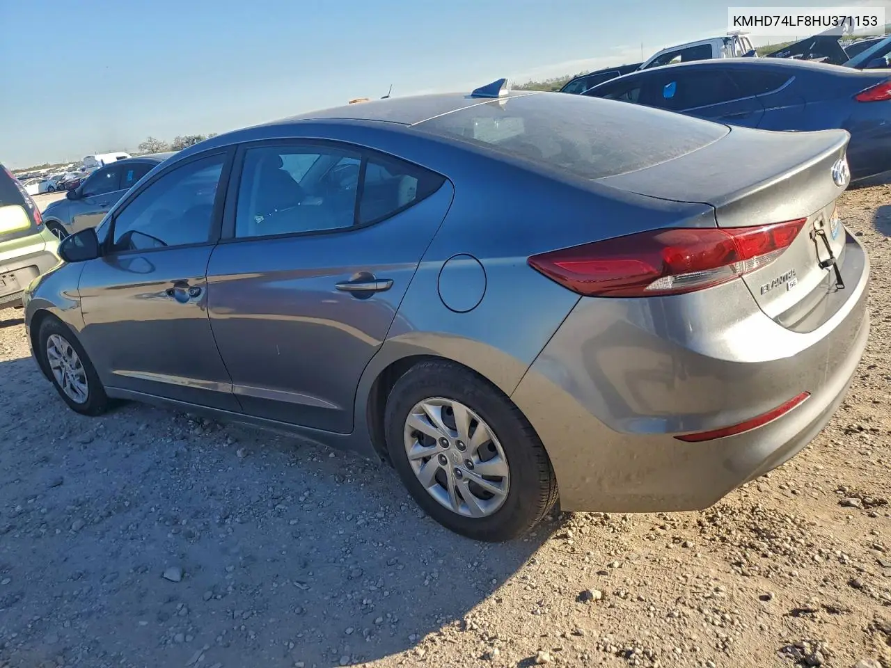 KMHD74LF8HU371153 2017 Hyundai Elantra Se
