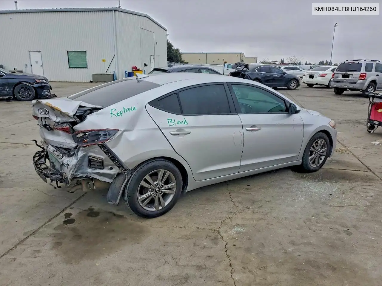 KMHD84LF8HU164260 2017 Hyundai Elantra Se