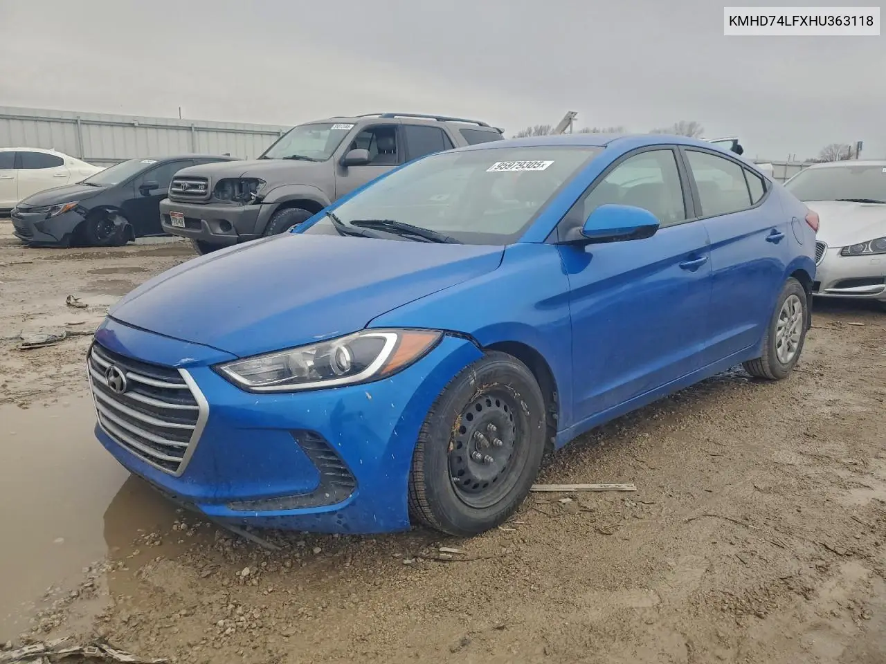 KMHD74LFXHU363118 2017 Hyundai Elantra Se