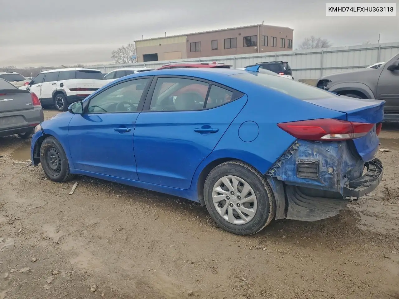 KMHD74LFXHU363118 2017 Hyundai Elantra Se
