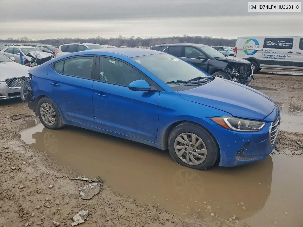 KMHD74LFXHU363118 2017 Hyundai Elantra Se