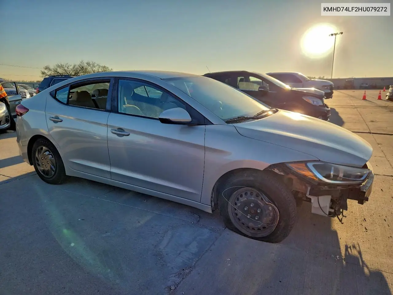 KMHD74LF2HU079272 2017 Hyundai Elantra Se