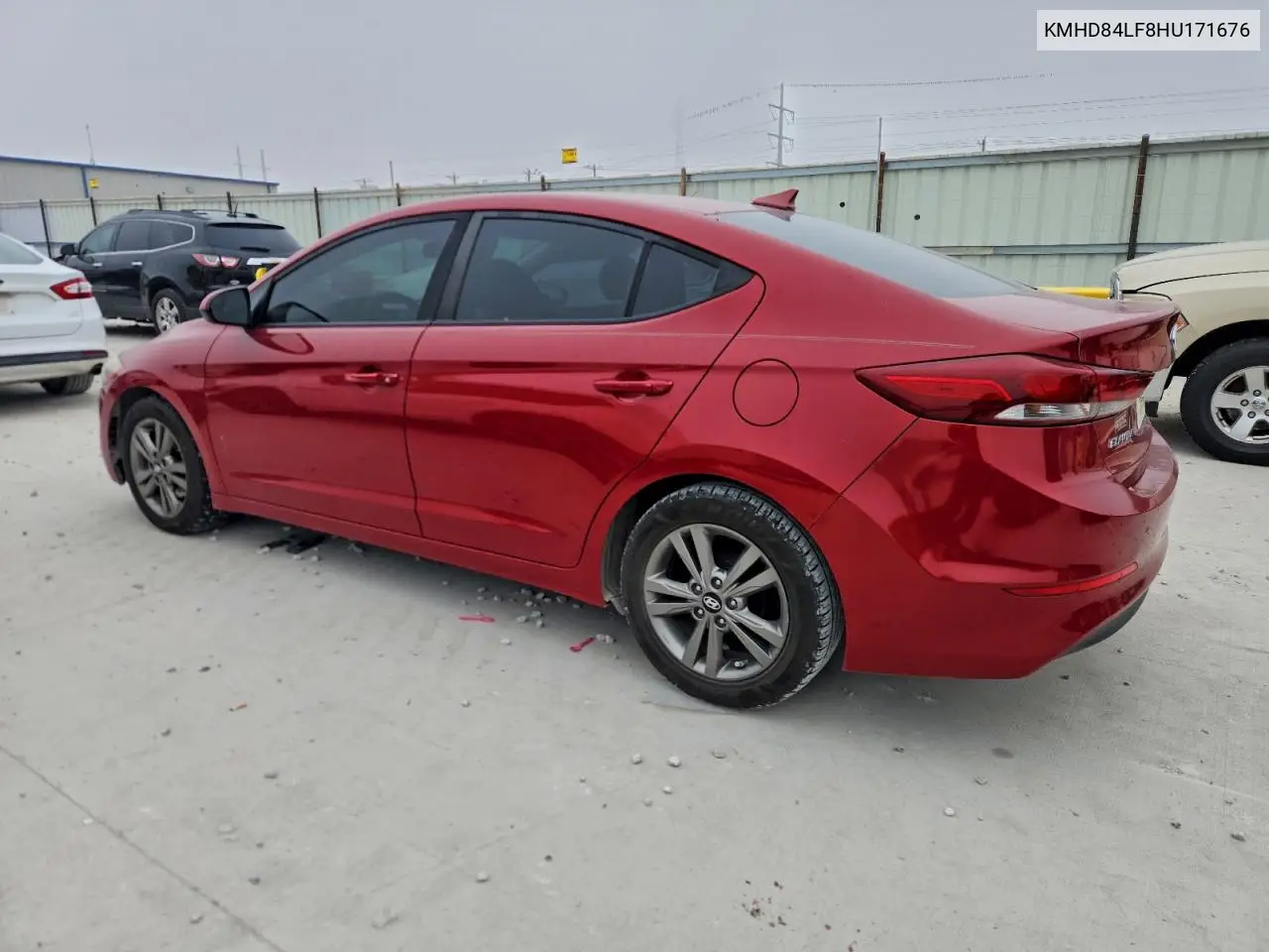 KMHD84LF8HU171676 2017 Hyundai Elantra Se