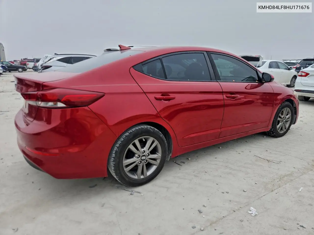 KMHD84LF8HU171676 2017 Hyundai Elantra Se