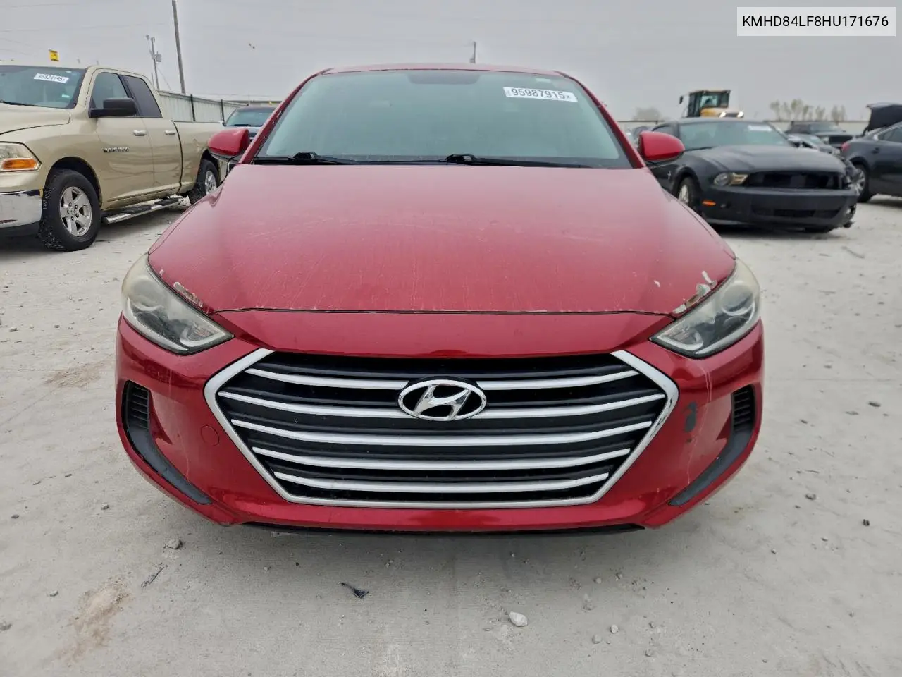 KMHD84LF8HU171676 2017 Hyundai Elantra Se