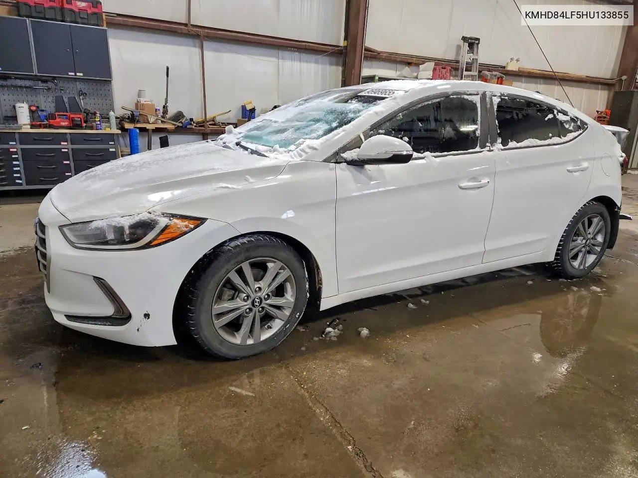 KMHD84LF5HU133855 2017 Hyundai Elantra Se