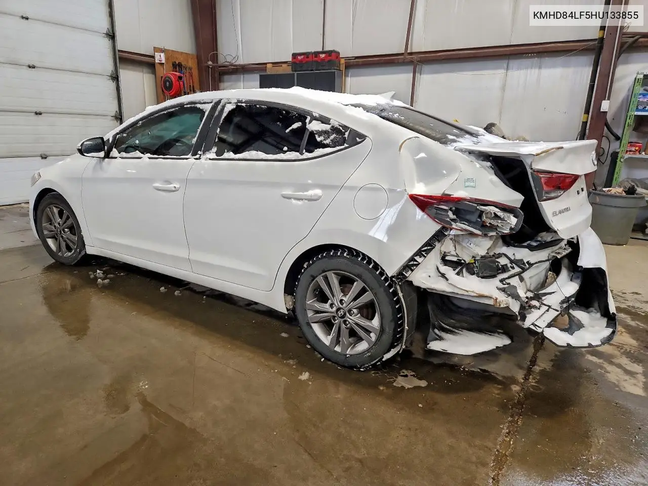 KMHD84LF5HU133855 2017 Hyundai Elantra Se