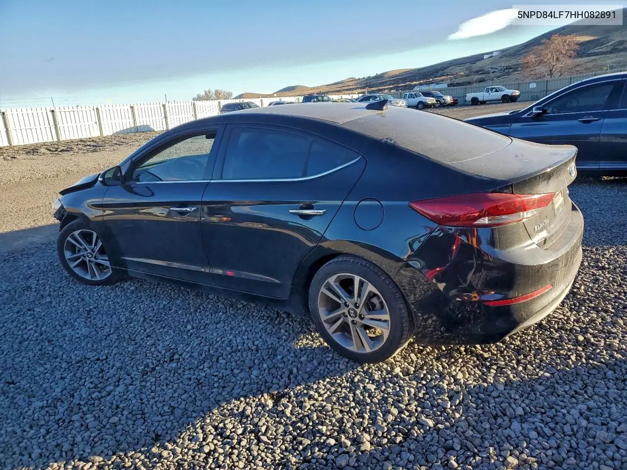 5NPD84LF7HH082891 2017 Hyundai Elantra Se