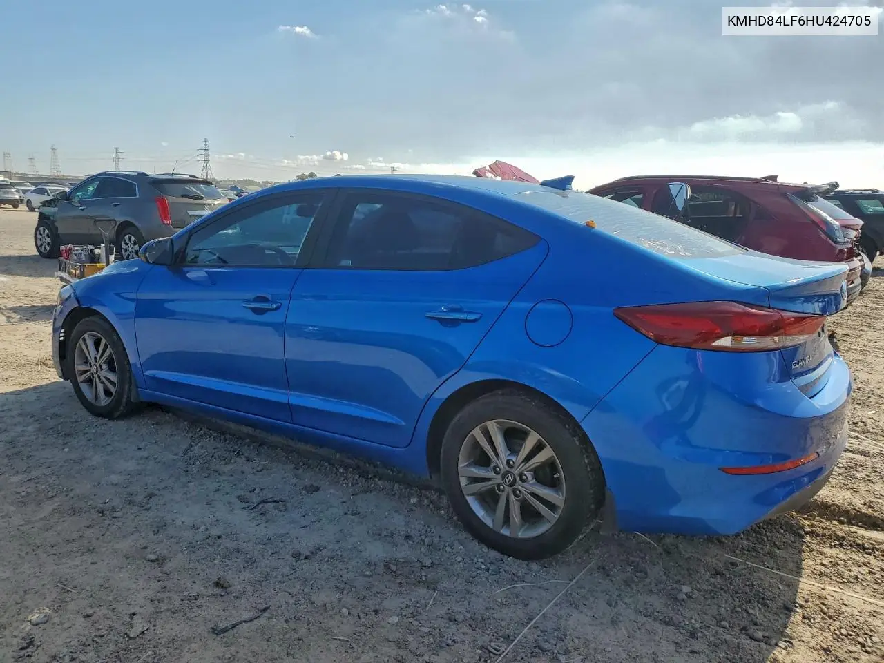 KMHD84LF6HU424705 2017 Hyundai Elantra Se