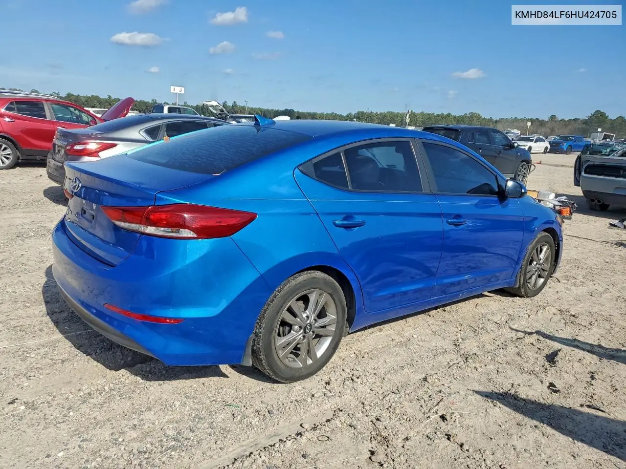 KMHD84LF6HU424705 2017 Hyundai Elantra Se