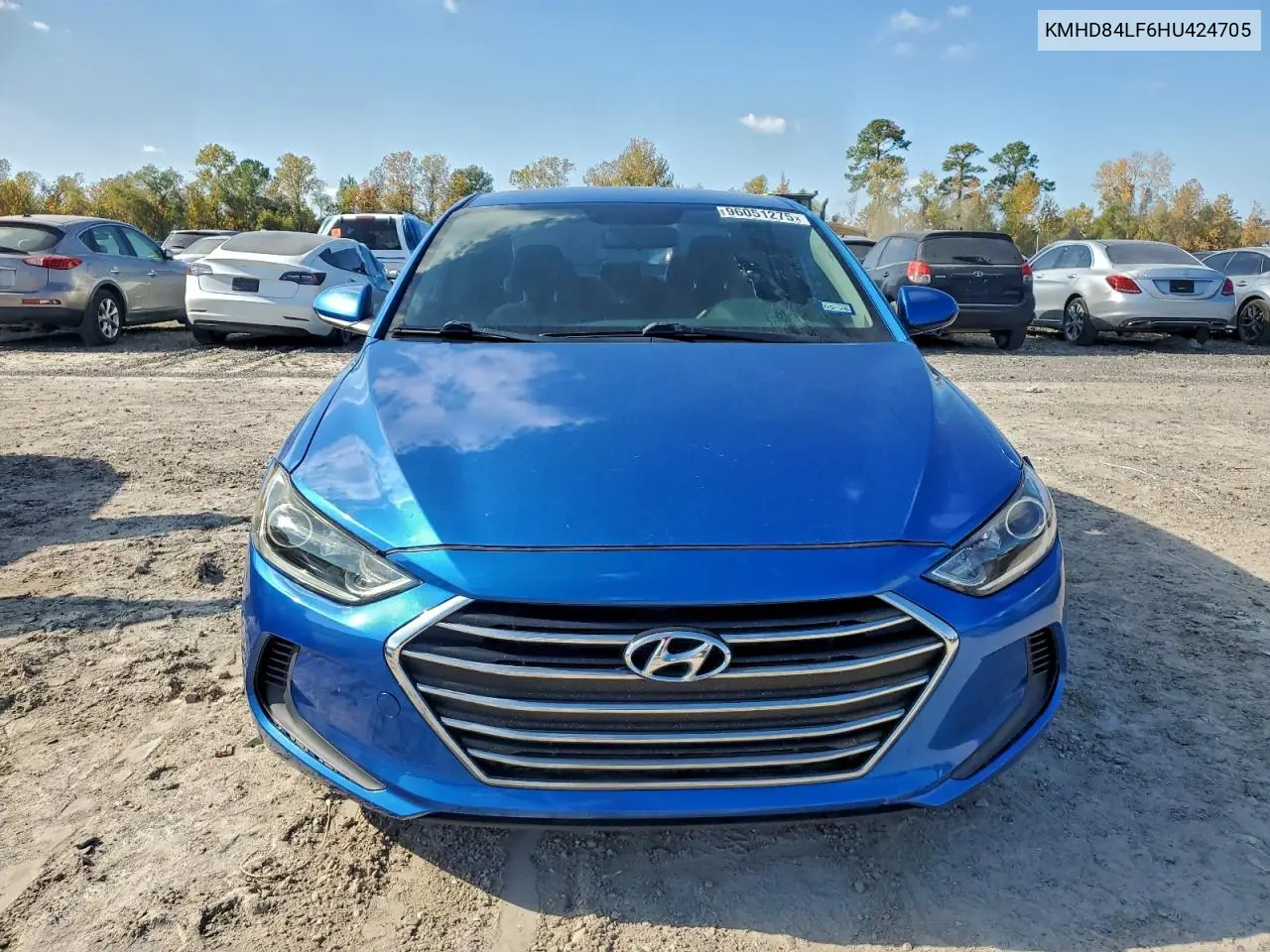 KMHD84LF6HU424705 2017 Hyundai Elantra Se