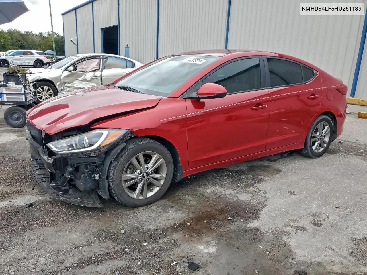 KMHD84LF5HU261139 2017 Hyundai Elantra Se