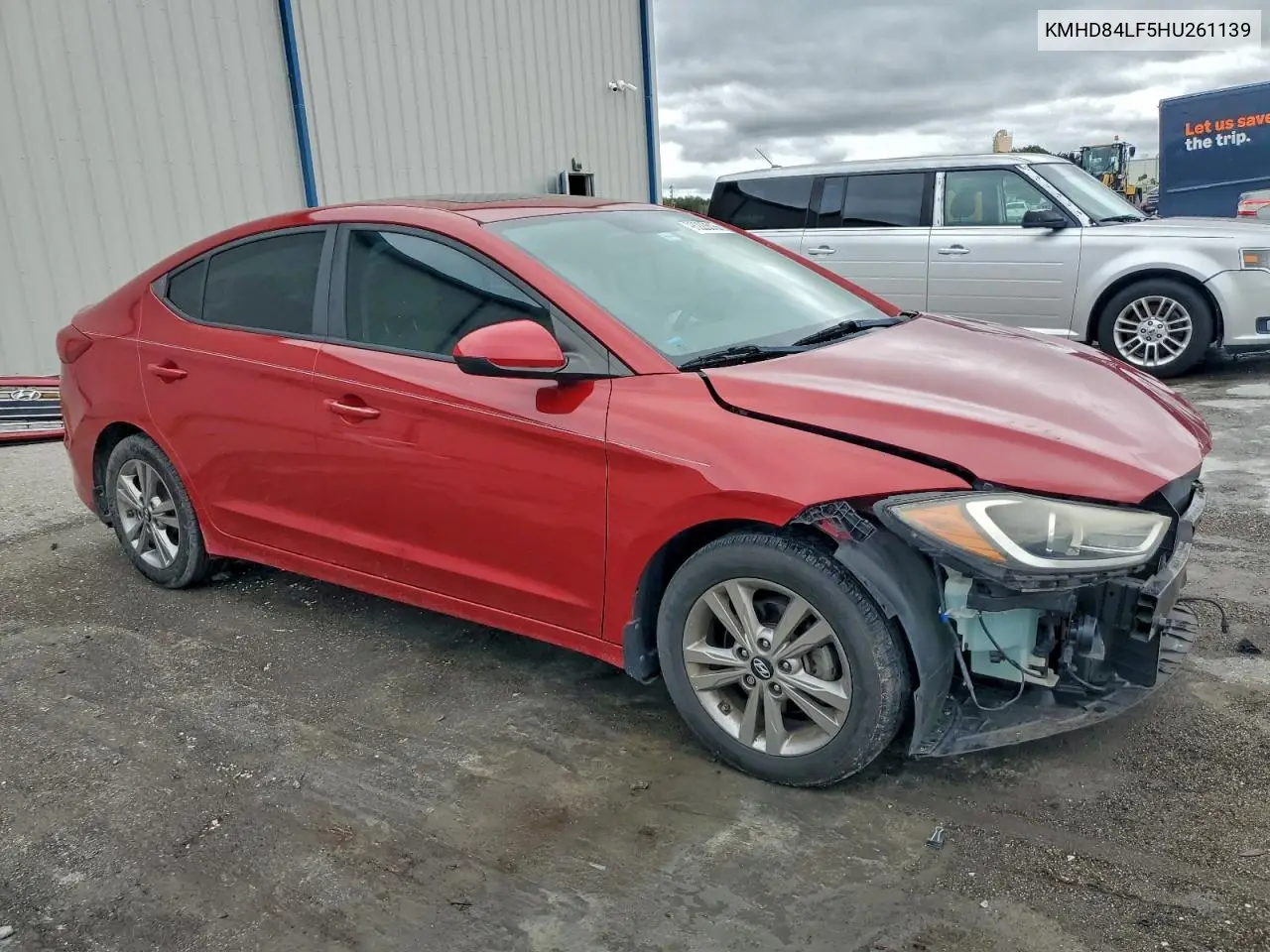 KMHD84LF5HU261139 2017 Hyundai Elantra Se
