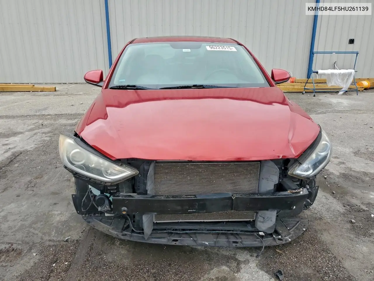 KMHD84LF5HU261139 2017 Hyundai Elantra Se
