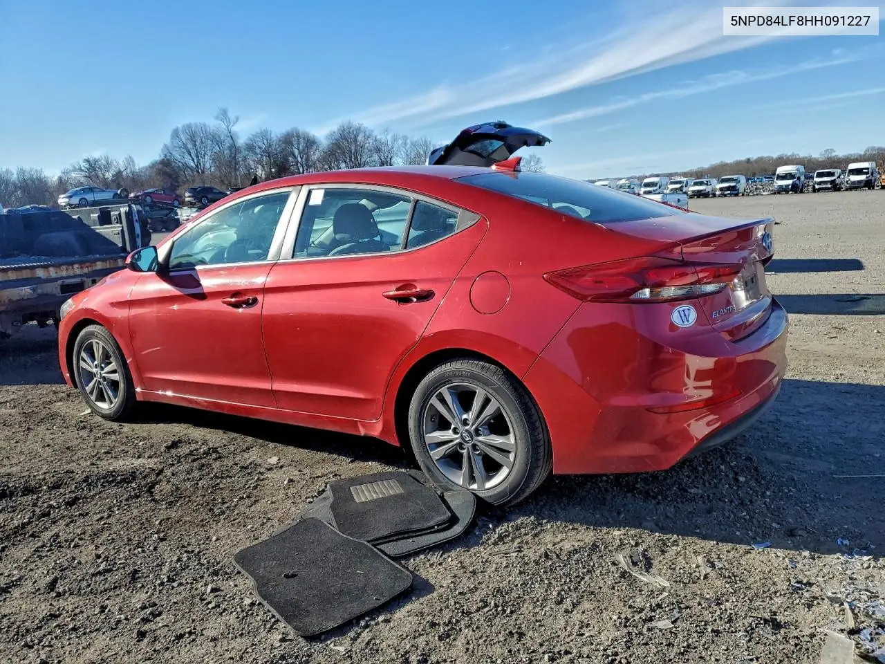 5NPD84LF8HH091227 2017 Hyundai Elantra Se