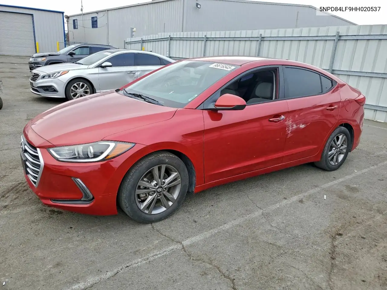 5NPD84LF9HH020537 2017 Hyundai Elantra Se
