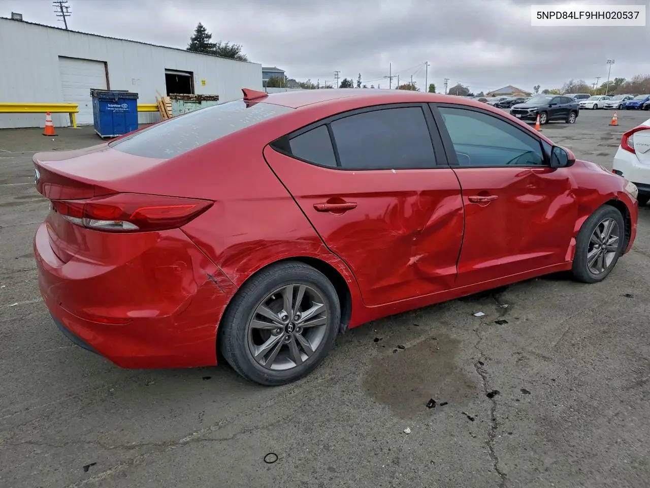 5NPD84LF9HH020537 2017 Hyundai Elantra Se