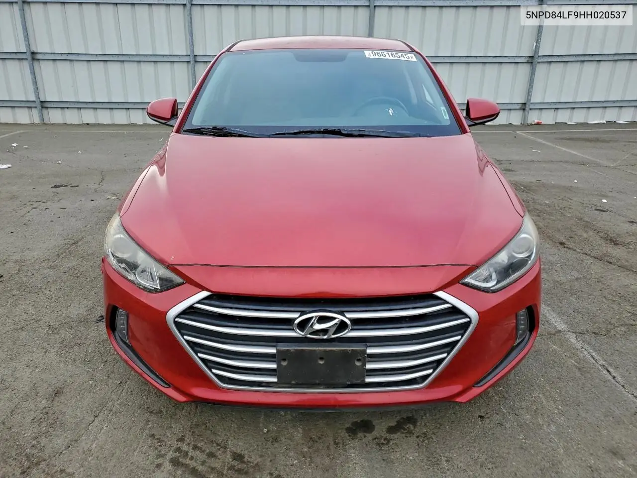 5NPD84LF9HH020537 2017 Hyundai Elantra Se