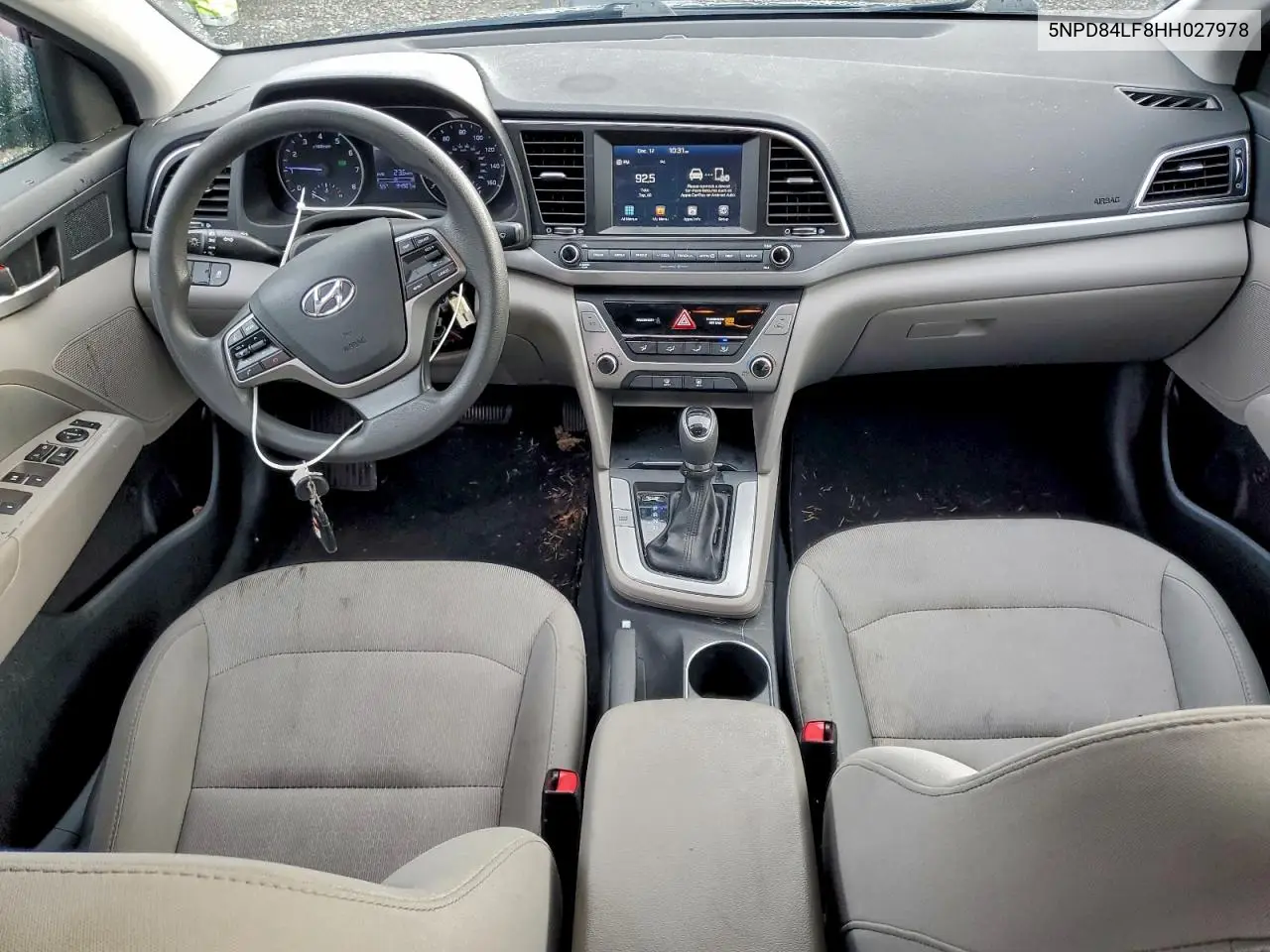 5NPD84LF8HH027978 2017 Hyundai Elantra Se