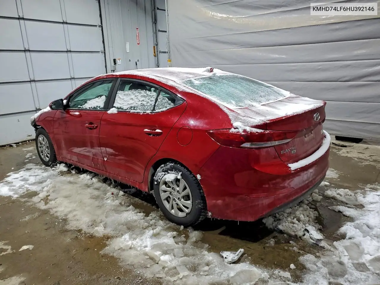 KMHD74LF6HU392146 2017 Hyundai Elantra Se