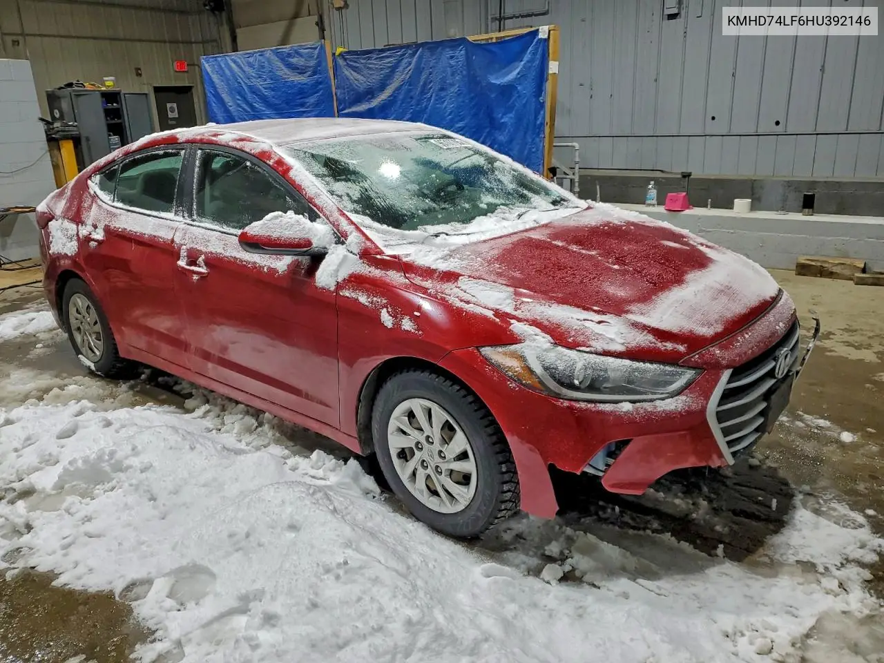 KMHD74LF6HU392146 2017 Hyundai Elantra Se