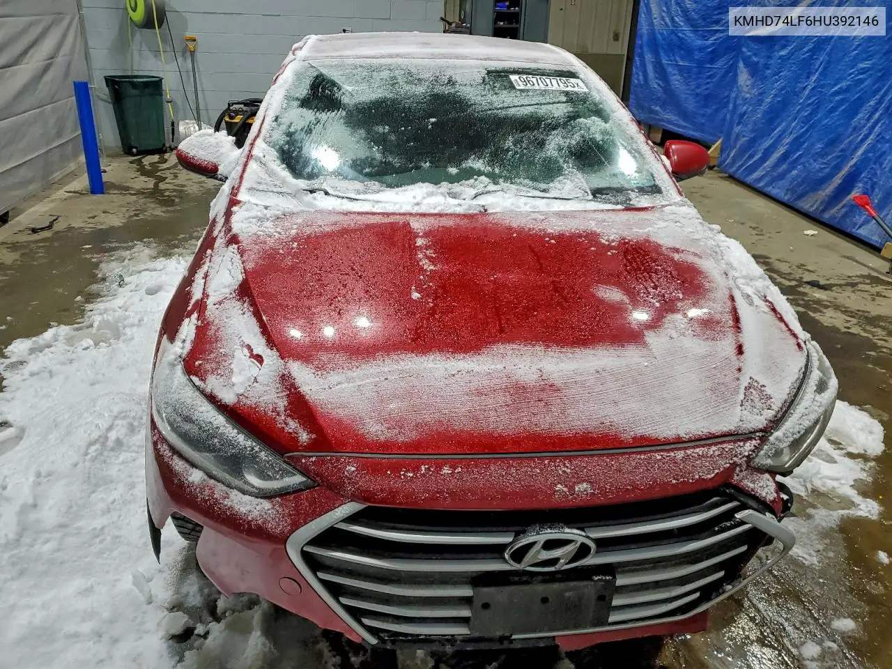 KMHD74LF6HU392146 2017 Hyundai Elantra Se