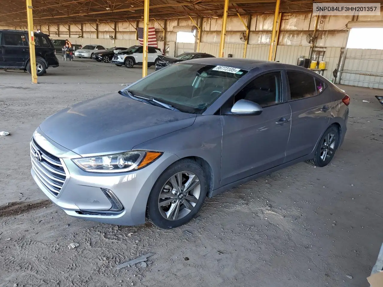 5NPD84LF3HH201357 2017 Hyundai Elantra Se