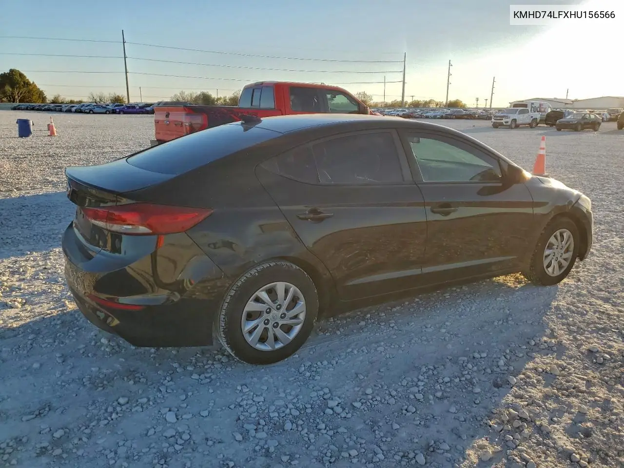 KMHD74LFXHU156566 2017 Hyundai Elantra Se