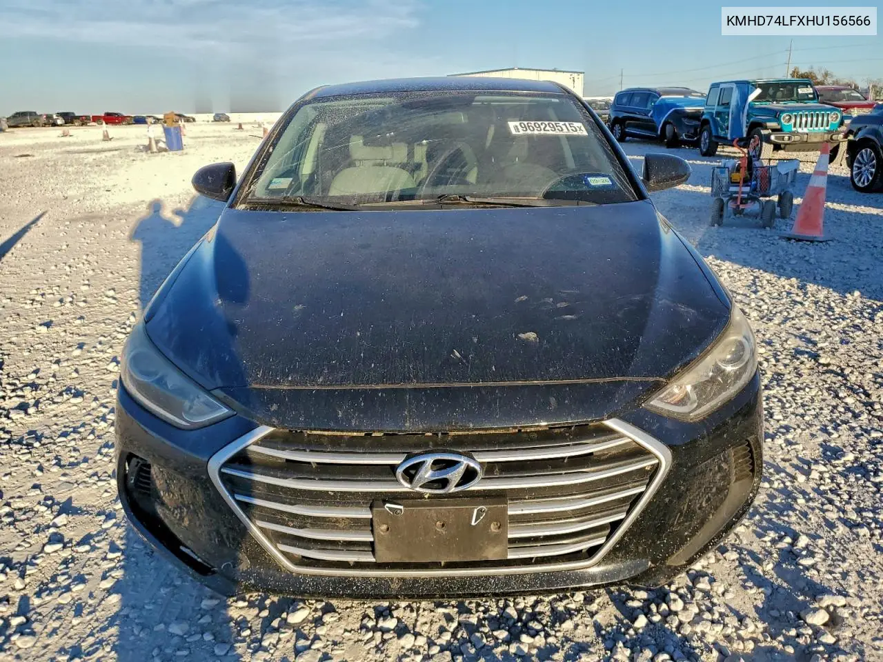 KMHD74LFXHU156566 2017 Hyundai Elantra Se