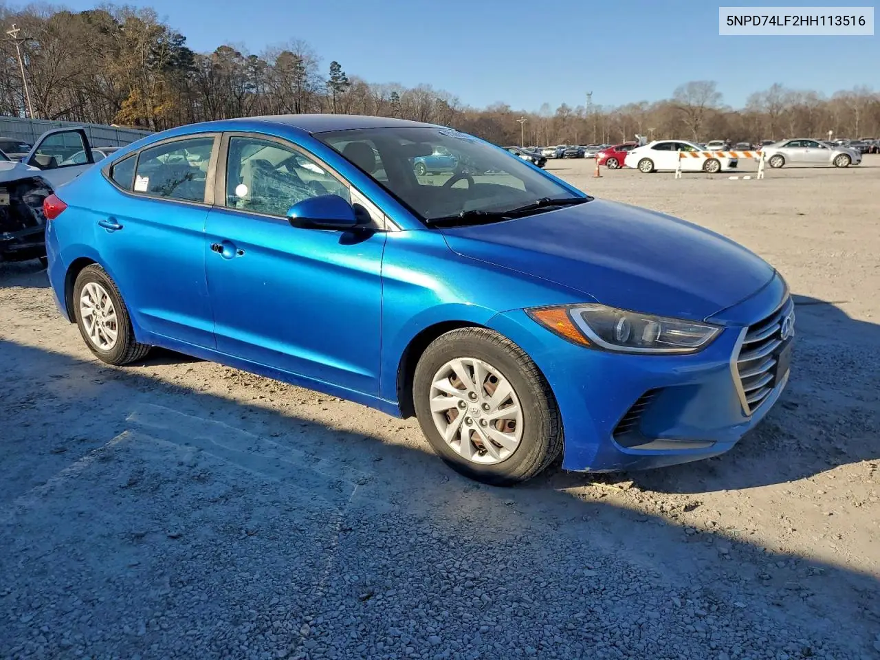 5NPD74LF2HH113516 2017 Hyundai Elantra Se